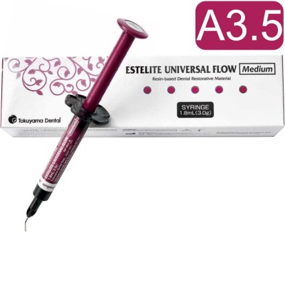Эстелайт / Estelite Universal Flow Medium (A3.5) - жидкотекучий светоотверждаемый композит (3г), Tokuyama OFF / Япония