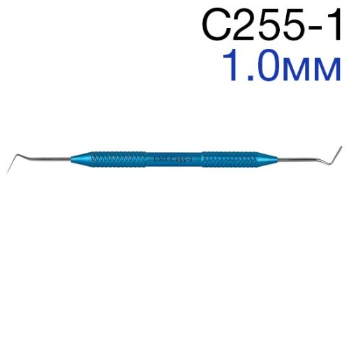 Гладилка С255-1 (шир.1мм) дистально-медиальная каплевидная с изгибом 60', ЭМ